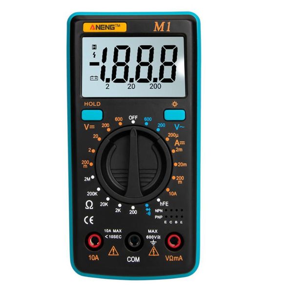 multimeters aneng m1 auto digital multimeter backlight ac/dc ammeter voltmeter ohm portable meter voltage transistor test mmulti
multimeters aneng m1 auto digital multimeter backlight ac/dc ammeter voltmeter ohm portable meter voltage transistor test mmulti