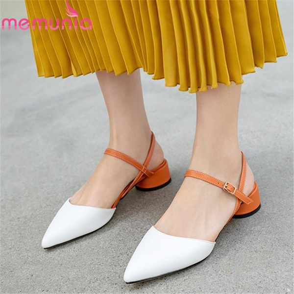 dress shoes memunia 2021 arrival pointed toe sandals women pu round heels summer comfortable buckle party wedding female, Black
dress shoes memunia 2021 arrival pointed toe sandals women pu round heels summer comfortable buckle party wedding female, Black