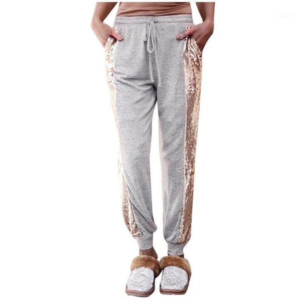 woman sports pants sequin patchwork drawstring trousers elastic high waist sweatpants pocket joggers splicing #bl3 women's & capris, Black;white
woman sports pants sequin patchwork drawstring trousers elastic high waist sweatpants pocket joggers splicing #bl3 women's & capris, Black;white