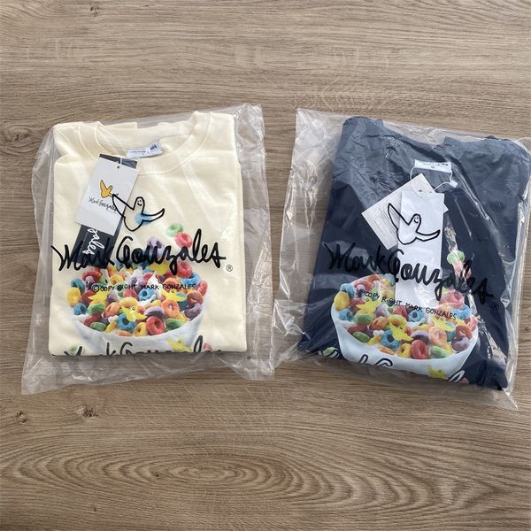 brand hoodie korea chao brand markgonzales xiaofeiren candy printed round neck lazy pullover sweater for men and women, Black
brand hoodie korea chao brand markgonzales xiaofeiren candy printed round neck lazy pullover sweater for men and women, Black