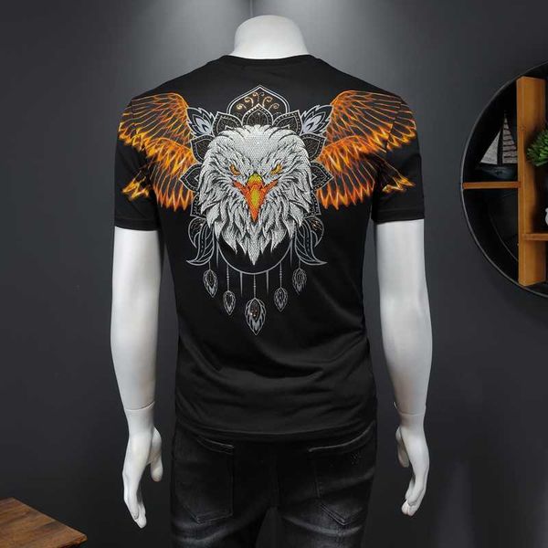 summer short sleeve t shirt men eagle funny t shirts o-neck tees social street shirt 210527, White;black
summer short sleeve t shirt men eagle funny t shirts o-neck tees social street shirt 210527, White;black