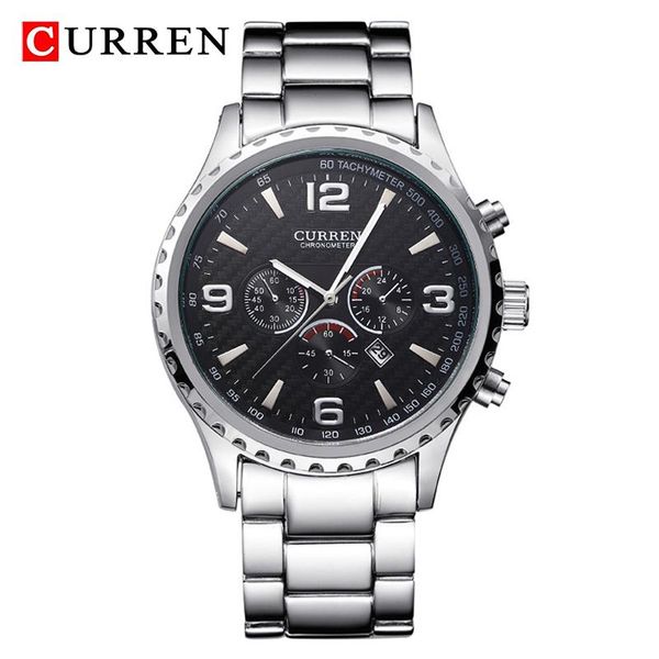 wristwatches curren full steel mens watches fashion sport quartz waterproof watch men stainless military clock relojes, Slivery;brown
wristwatches curren full steel mens watches fashion sport quartz waterproof watch men stainless military clock relojes, Slivery;brown