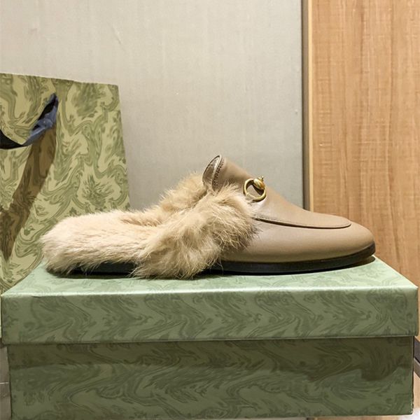 women princetown loafers autumn winter warm wool slippers classic metal buckle embroidery sandals men leather half slipper pattern slide des, Black
women princetown loafers autumn winter warm wool slippers classic metal buckle embroidery sandals men leather half slipper pattern slide des, Black