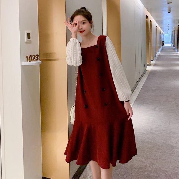 maternity dresses 6175# dress spring autumn squre collar cotton plus size long sleeves loose stylish for pregnant women mom, White
maternity dresses 6175# dress spring autumn squre collar cotton plus size long sleeves loose stylish for pregnant women mom, White