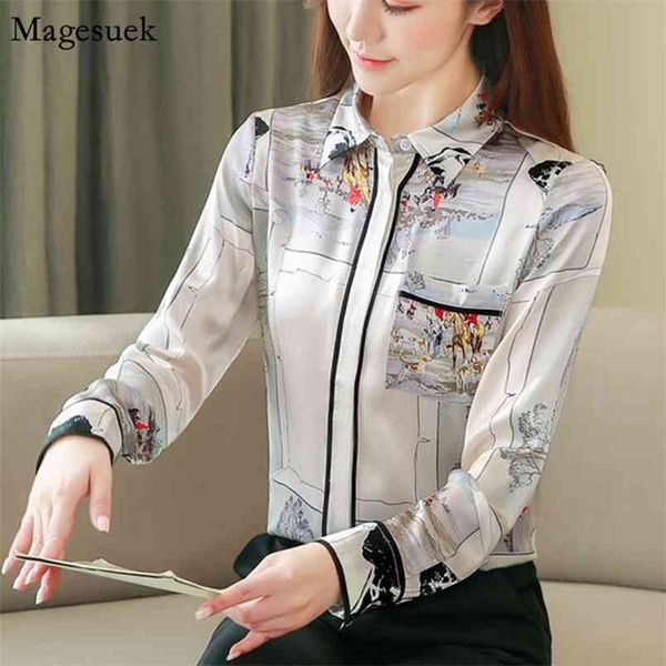 autumn women and blouse elegant blusas long sleeve chiffon s blouses female satin print shirt 8193 210512, White
autumn women and blouse elegant blusas long sleeve chiffon s blouses female satin print shirt 8193 210512, White