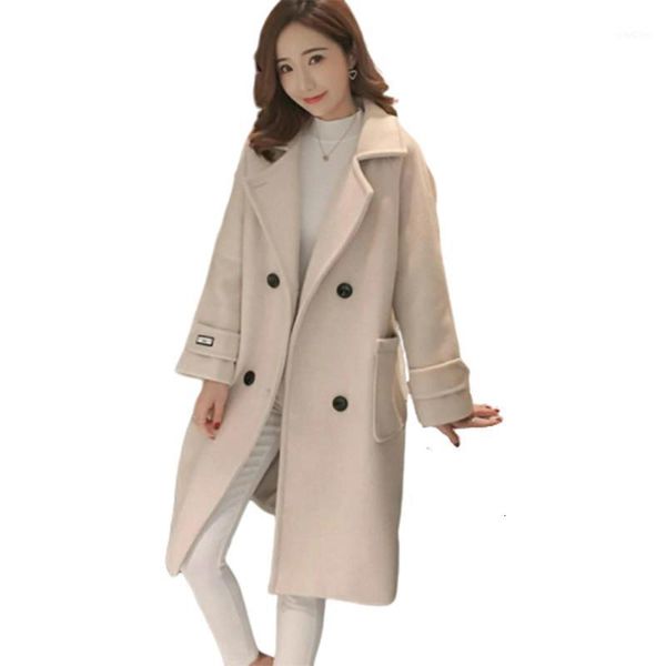 women's jackets woollen overcoat woman loose winter coat women long beharajuku modis plus size manteau femme hiver yocalor windbreaker1, Black;brown
women's jackets woollen overcoat woman loose winter coat women long beharajuku modis plus size manteau femme hiver yocalor windbreaker1, Black;brown