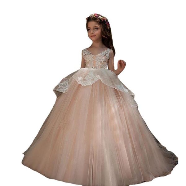girl's dresses princess flower girl v-neck sheer back ball gown lace appliques sleeveless girls holy first communion gowns customize, Red;yellow
girl's dresses princess flower girl v-neck sheer back ball gown lace appliques sleeveless girls holy first communion gowns customize, Red;yellow