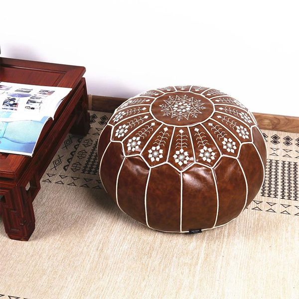 cushion/decorative pillow moroccan pu leather pouf embroider craft ottoman footstool mediterranean style home decor artificial unstuffed cus
cushion/decorative pillow moroccan pu leather pouf embroider craft ottoman footstool mediterranean style home decor artificial unstuffed cus