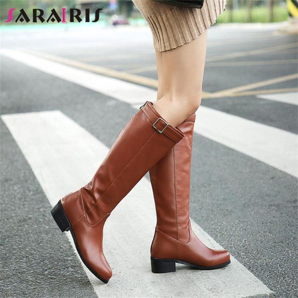 boots sarairis big size 45 female solid zipper buckle knee high platfrom chunky women motorcycle casual winter shoes, Black
boots sarairis big size 45 female solid zipper buckle knee high platfrom chunky women motorcycle casual winter shoes, Black