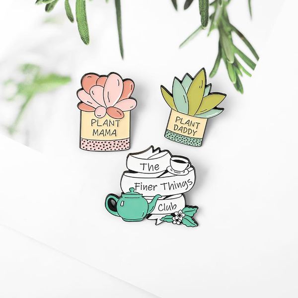 pins, brooches the finer things club enamel needle green plant cute succulent brooch clothes lapel backpack pin badge jewelry gifts, Gray
pins, brooches the finer things club enamel needle green plant cute succulent brooch clothes lapel backpack pin badge jewelry gifts, Gray