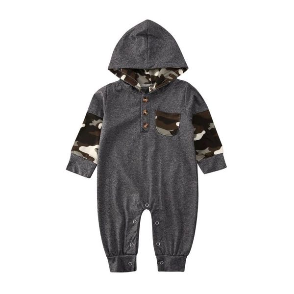 0-24m baby autumn clothes camouflage splicing hooded long-sleeves jumpsuit with chest pocket for toddler boys outfit jumpsuits, Blue
0-24m baby autumn clothes camouflage splicing hooded long-sleeves jumpsuit with chest pocket for toddler boys outfit jumpsuits, Blue