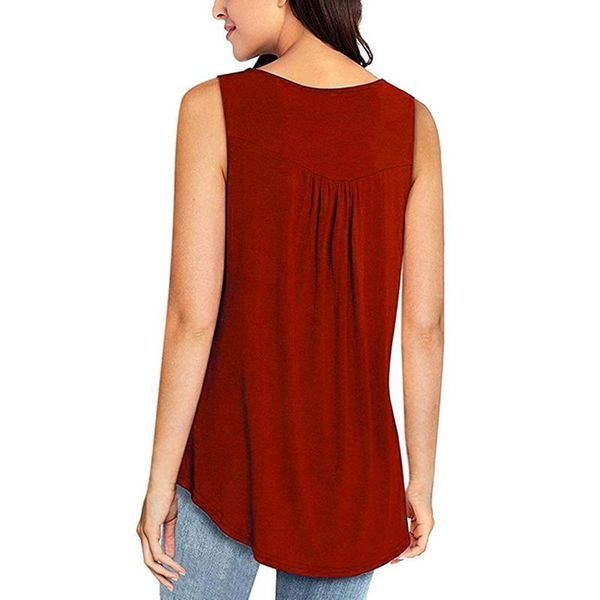 women's blouses & shirts womens and 2021 summer style loose casual sleeveless plus size clothing solid color lounge wear tunika s-3xl, White
women's blouses & shirts womens and 2021 summer style loose casual sleeveless plus size clothing solid color lounge wear tunika s-3xl, White