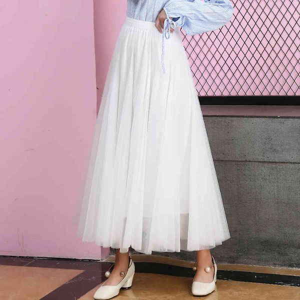 skirts fdfklak sweet loose net yarn skirt spring autumn women's mid-length pleated skirt slim a-line long skirts women jupe femme iucd, Black
skirts fdfklak sweet loose net yarn skirt spring autumn women's mid-length pleated skirt slim a-line long skirts women jupe femme iucd, Black