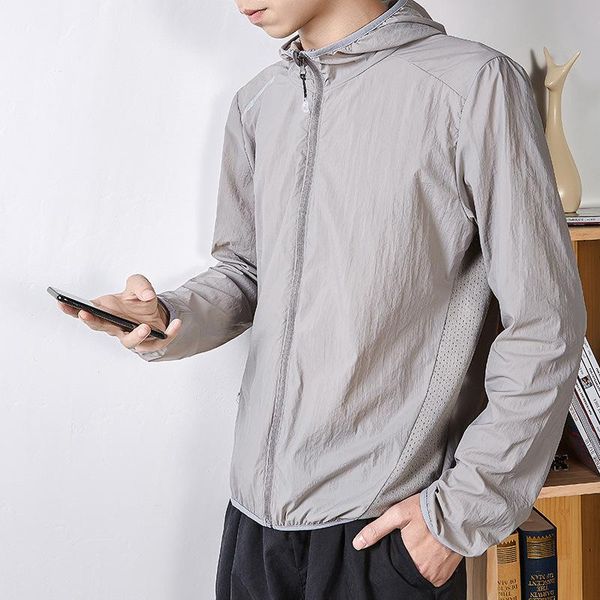 men's summer sun protection clothing outdoor breathable skin night reflective fishing jacket jackets, Black;brown
men's summer sun protection clothing outdoor breathable skin night reflective fishing jacket jackets, Black;brown