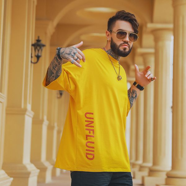 tee 2021 letter print oversized yellow t male Fat man tops crew neck cotton shirt, White;black
tee 2021 letter print oversized yellow t male Fat man tops crew neck cotton shirt, White;black