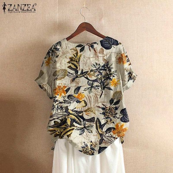zanzea tunic cotton chemise women summer floral printed short sleeve blouses holiday 2021 causal loose shirt plus size 5xl, White
zanzea tunic cotton chemise women summer floral printed short sleeve blouses holiday 2021 causal loose shirt plus size 5xl, White