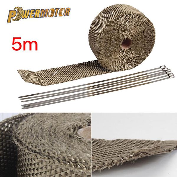 motorcycle exhaust pipe tape wrap roll fiberglass heat shield thermal protection+ 6 ties kit insulat
motorcycle exhaust pipe tape wrap roll fiberglass heat shield thermal protection+ 6 ties kit insulat