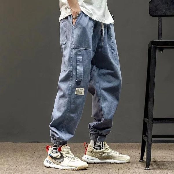 men's pants men khaki cargo for joggers sweatpants casual cotton japanese hip hop streetwear trousers male 5xl, Black
men's pants men khaki cargo for joggers sweatpants casual cotton japanese hip hop streetwear trousers male 5xl, Black