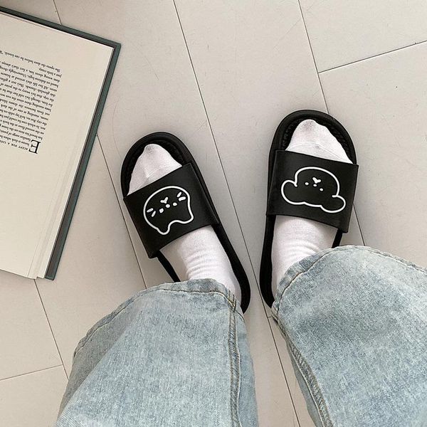 cartoon dog cute slippers house wear thick soft bottom casual summer shoes woman 2021 platforms luxury sandals, Black
cartoon dog cute slippers house wear thick soft bottom casual summer shoes woman 2021 platforms luxury sandals, Black
