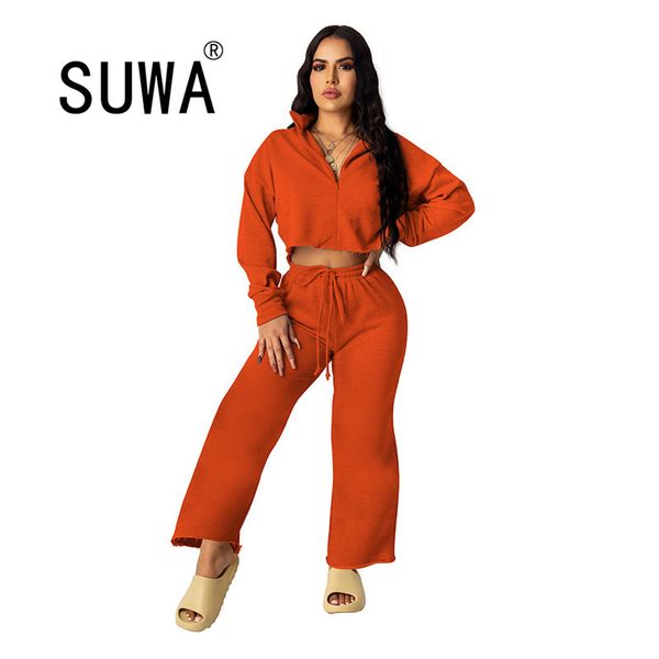 solid color vintage casual birthday 2 pieces outfits for women matching sets zipper long sleeve coats jacket straight pants 210525, White
solid color vintage casual birthday 2 pieces outfits for women matching sets zipper long sleeve coats jacket straight pants 210525, White