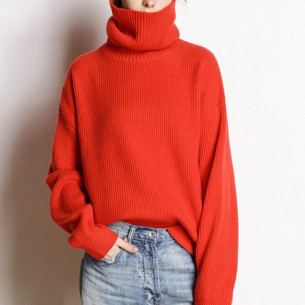 women's sweaters female sweater of retro turtleneck wool, casual solid knitted for winter iep1, White;black
women's sweaters female sweater of retro turtleneck wool, casual solid knitted for winter iep1, White;black
