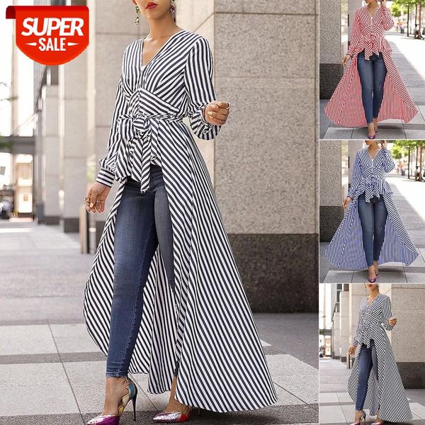 2020 new spring autumn women's blouse dress black strips v-neck long sleeve work ladies office striped dresses for business #822i, White;black
2020 new spring autumn women's blouse dress black strips v-neck long sleeve work ladies office striped dresses for business #822i, White;black