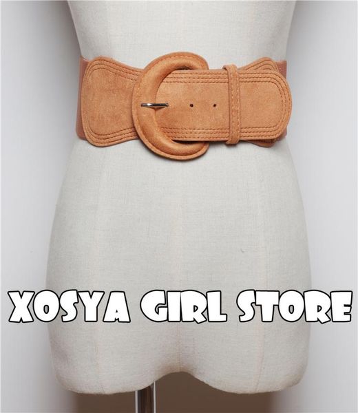 belts elastic wide metal buckle for woman cummerbund luxury designer brand apparel accessories waistband dresses 2021, Black;brown
belts elastic wide metal buckle for woman cummerbund luxury designer brand apparel accessories waistband dresses 2021, Black;brown