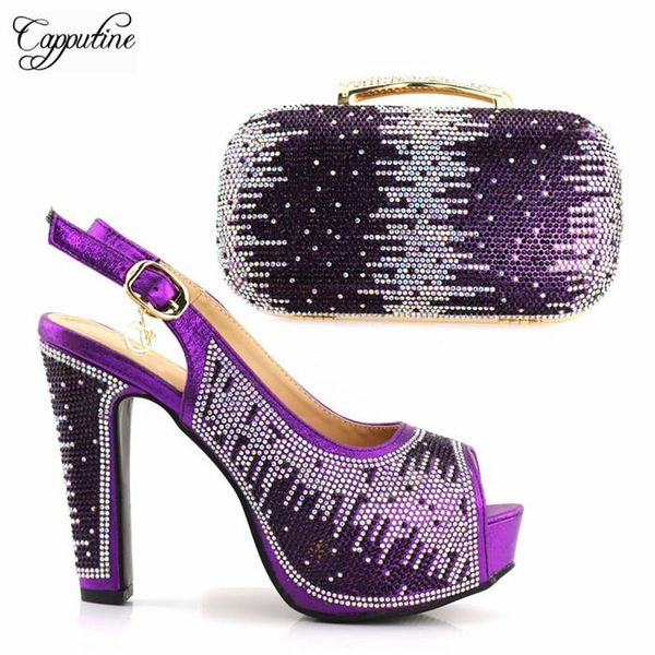 dress shoes amazing wedding/party purple high heel sandal and evening bag set with rhinestones s1719 ,heel height 12.5cm, Black
dress shoes amazing wedding/party purple high heel sandal and evening bag set with rhinestones s1719 ,heel height 12.5cm, Black