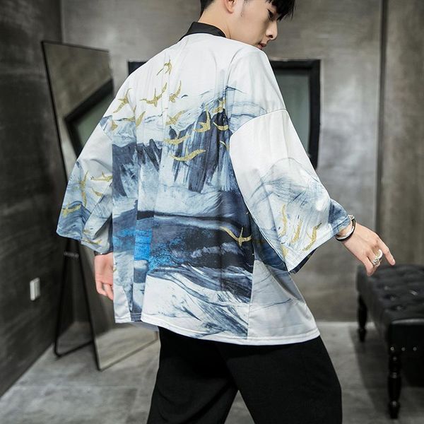 women harajuku cardigan japanese kimono summer print loose shirt casual woman man kimonos coat couple yukata ethnic clothing, Red
women harajuku cardigan japanese kimono summer print loose shirt casual woman man kimonos coat couple yukata ethnic clothing, Red