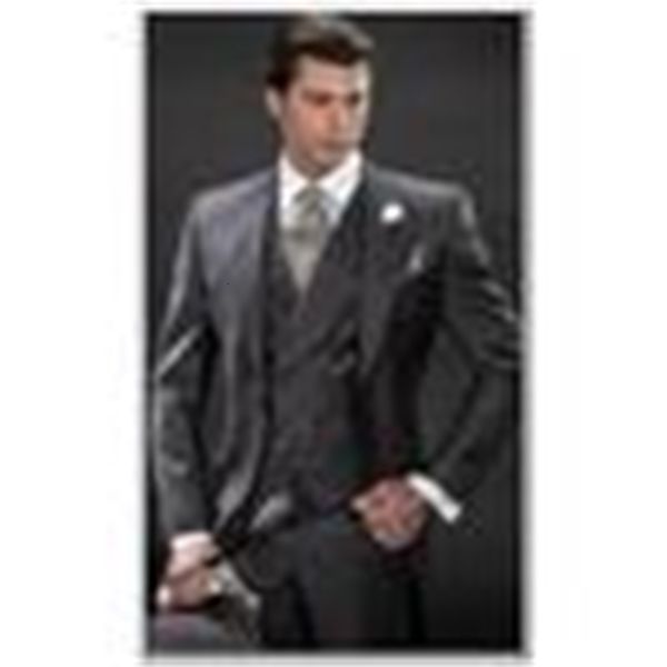 men's suits & blazers custom made morning style charcoal groom tuxedos man peak lapel groomsmen men wedding bridegroom (jacket+pan, White;black
men's suits & blazers custom made morning style charcoal groom tuxedos man peak lapel groomsmen men wedding bridegroom (jacket+pan, White;black