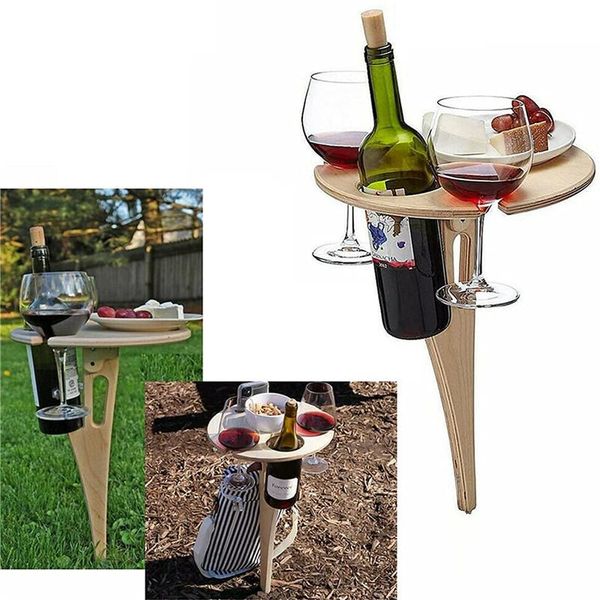 camp furniture outdoor portable foldable wine table with round deskmini wooden easy to carry rack picnic party travel bbq tools
camp furniture outdoor portable foldable wine table with round deskmini wooden easy to carry rack picnic party travel bbq tools