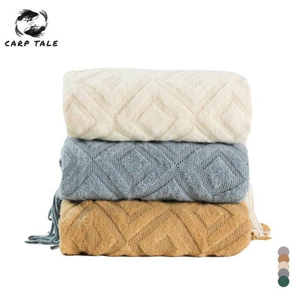 nordic plaid throw blanket for sofa knitted jacquard bedspreads bed office home decor soft stitch winter blankets
nordic plaid throw blanket for sofa knitted jacquard bedspreads bed office home decor soft stitch winter blankets