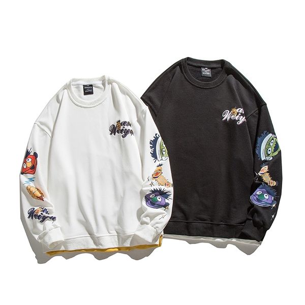 yeooti autumn product design national trend minority cartoon clown embroidery printing round neck sweater for men and women, Black
yeooti autumn product design national trend minority cartoon clown embroidery printing round neck sweater for men and women, Black