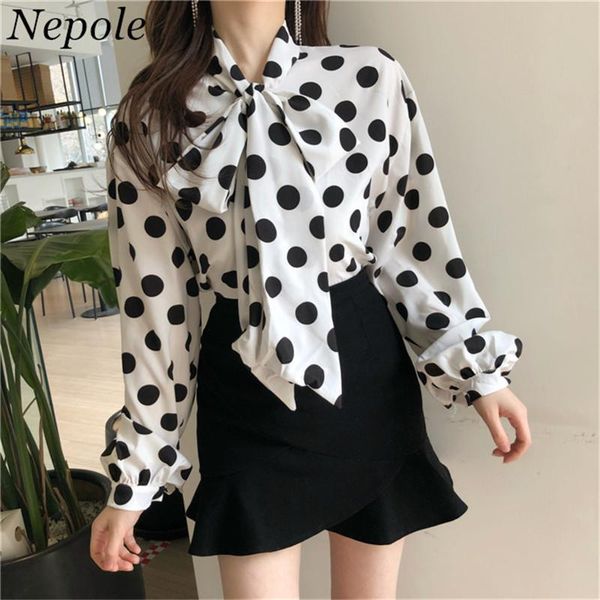 women's blouses & shirts neploe polka dot vintage blouse big bow neck women blusa 2021 sweet girl spring autumn casual loose fashion fe, White
women's blouses & shirts neploe polka dot vintage blouse big bow neck women blusa 2021 sweet girl spring autumn casual loose fashion fe, White