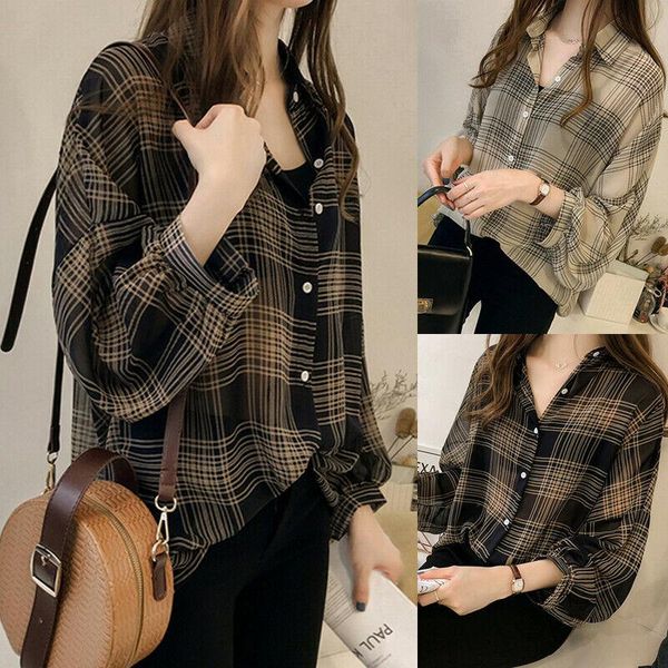 women's t-shirt 2021 summer autumn women floral shirts loose long sleeve v neck striped casual fashion -4xl, White 
women's t-shirt 2021 summer autumn women floral shirts loose long sleeve v neck striped casual fashion -4xl, White