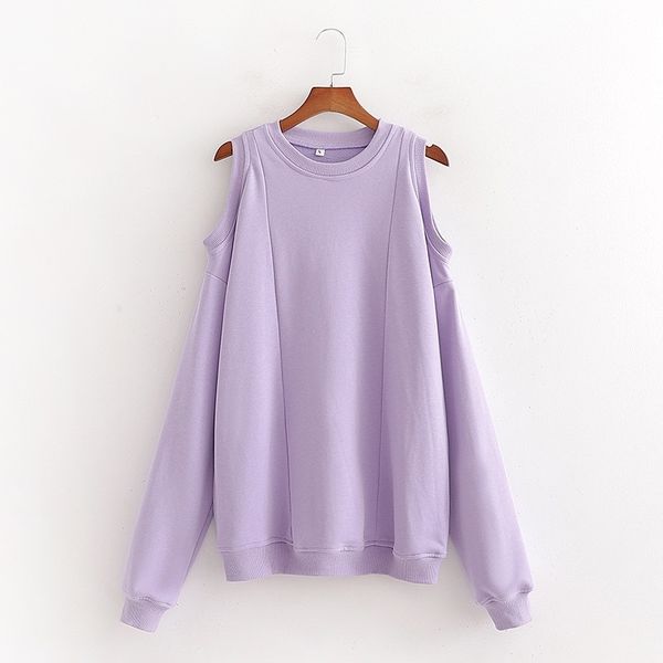 hsa female jumper purple off shoulder women solid colour sweatshirt hoodies o-neck tracksuit ladies loose 210417, Black
hsa female jumper purple off shoulder women solid colour sweatshirt hoodies o-neck tracksuit ladies loose 210417, Black