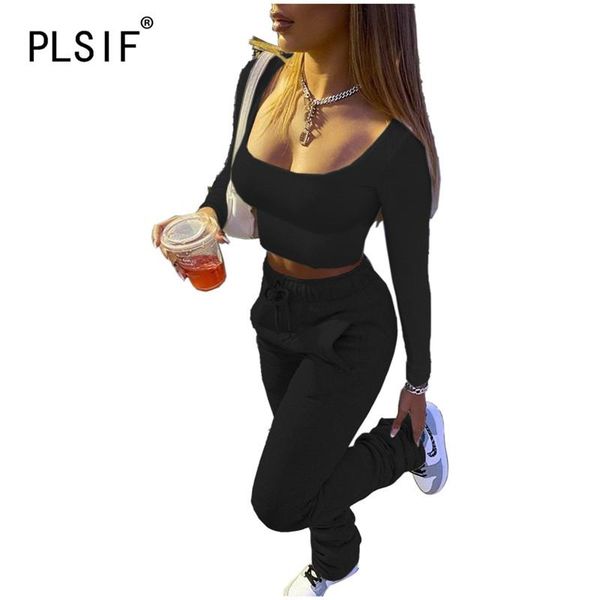 women's tracksuits casual tracksuit long sleeve solid color 2 pieces crop and pant suit lady two clothes, Gray
women's tracksuits casual tracksuit long sleeve solid color 2 pieces crop and pant suit lady two clothes, Gray