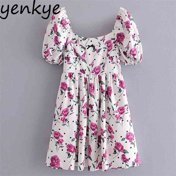 summer women romantic rose floral print dress backless square neck puff sleeve a-line mini elegant lady party 210514, Black;gray
summer women romantic rose floral print dress backless square neck puff sleeve a-line mini elegant lady party 210514, Black;gray
