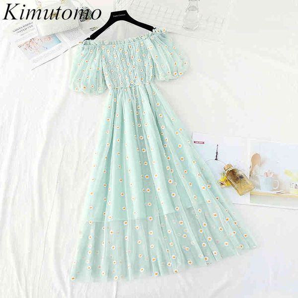 kimutomo floral embroidery mesh dresses sweet girls summer slash neck puff sleeve slim a-line vestido feminino 210521, Black;gray
kimutomo floral embroidery mesh dresses sweet girls summer slash neck puff sleeve slim a-line vestido feminino 210521, Black;gray