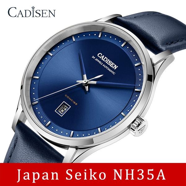 wristwatches cadisen luxury automatic watch men mechanical watches fashion 5atm waterproof nh35 movement manly relogio masculino, Slivery;brown
wristwatches cadisen luxury automatic watch men mechanical watches fashion 5atm waterproof nh35 movement manly relogio masculino, Slivery;brown
