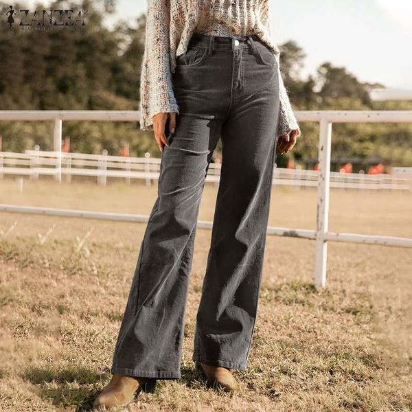 women's pants & capris 2022 autumn high waist solid wide leg trousers women corduroy elegant ol palazzo streetwear female long pantal, Black;white
women's pants & capris 2022 autumn high waist solid wide leg trousers women corduroy elegant ol palazzo streetwear female long pantal, Black;white