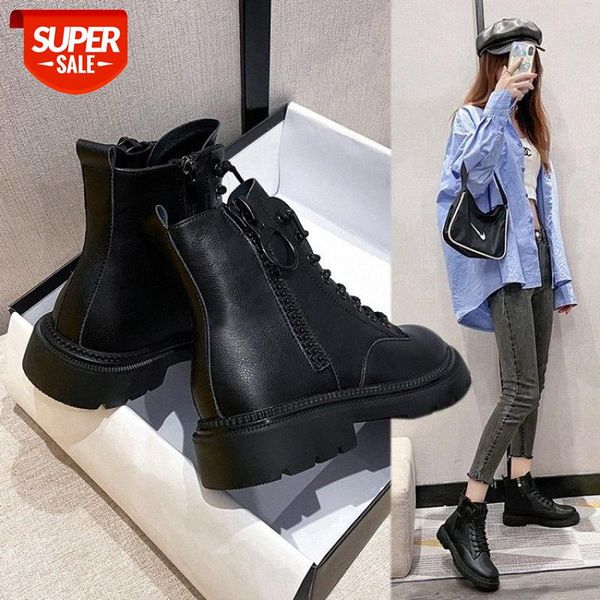 thick soled martin boots women's summer british style spring and autumn single versatile middle tube motorcycle #925b, Black
thick soled martin boots women's summer british style spring and autumn single versatile middle tube motorcycle #925b, Black