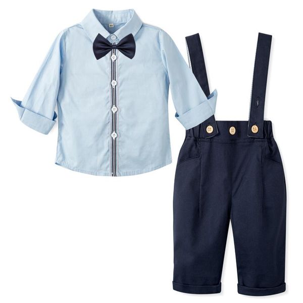 clothing sets toddler kids set boy cotton blue shirt navy bib pants 2 pcs/set casual infant children costume outwear, White
clothing sets toddler kids set boy cotton blue shirt navy bib pants 2 pcs/set casual infant children costume outwear, White
