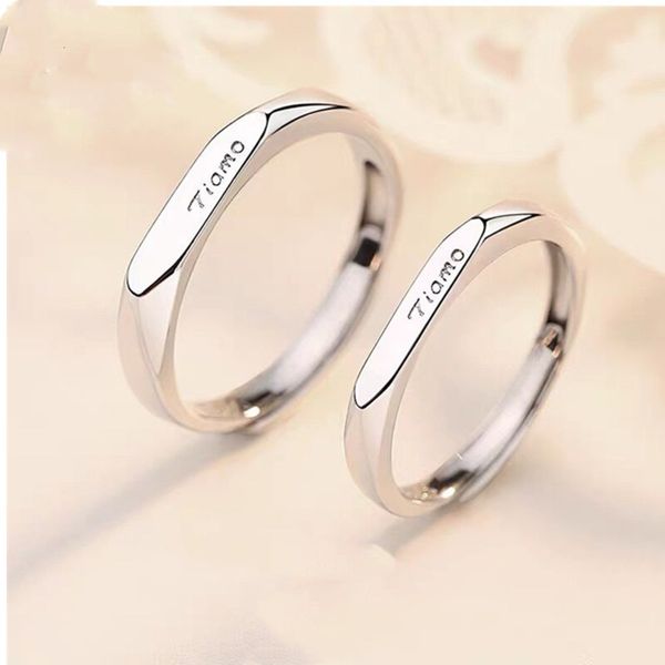 a pair of pure silver rings for lovers, Black
a pair of pure silver rings for lovers, Black