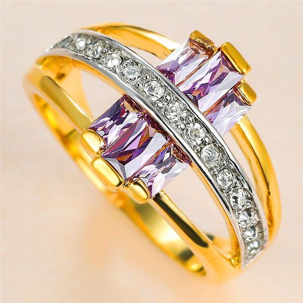 wedding rings trendy female purple crystal hollow ring charm gold color for women luxury bride square zircon engagement, Slivery;golden
wedding rings trendy female purple crystal hollow ring charm gold color for women luxury bride square zircon engagement, Slivery;golden
