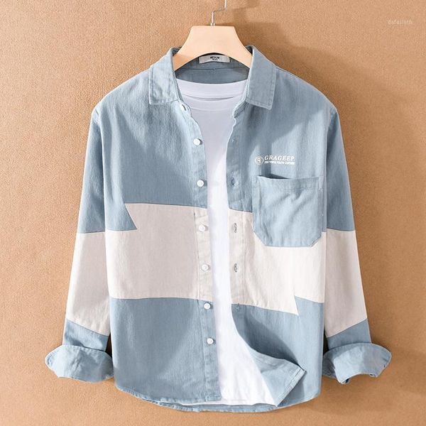 men's casual shirts 2021 suehaiwe's brand italy style long-sleeved cotton shirt men fashion patchwork for camisa chemise, White;black
men's casual shirts 2021 suehaiwe's brand italy style long-sleeved cotton shirt men fashion patchwork for camisa chemise, White;black