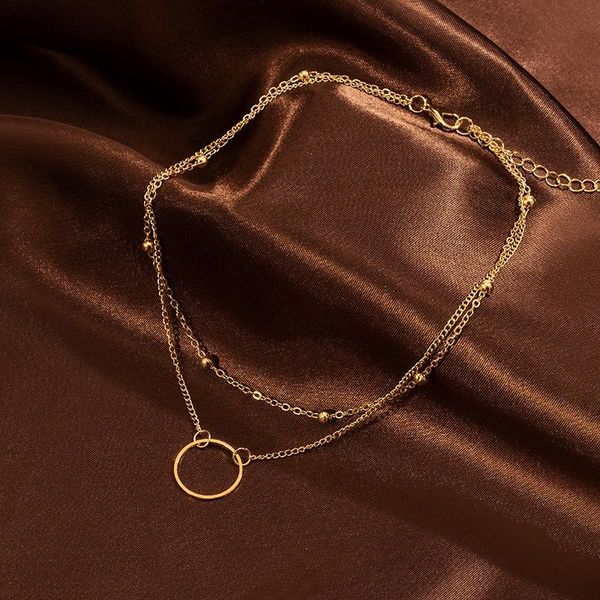 pendant necklaces choker necklace women two layer round gold color chocker neck fashion set collier femme collar ras du cou, Silver
pendant necklaces choker necklace women two layer round gold color chocker neck fashion set collier femme collar ras du cou, Silver