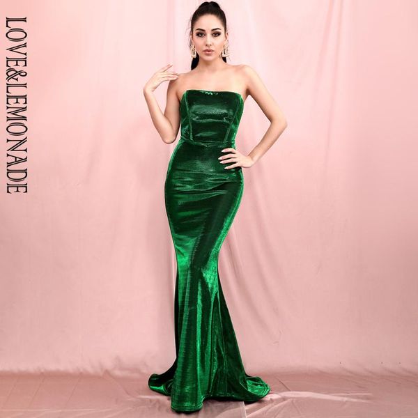 love&lemonade emerald green tube bodycon reflective material party tail maxi dress lm82506 casual dresses, Black;gray
love&lemonade emerald green tube bodycon reflective material party tail maxi dress lm82506 casual dresses, Black;gray