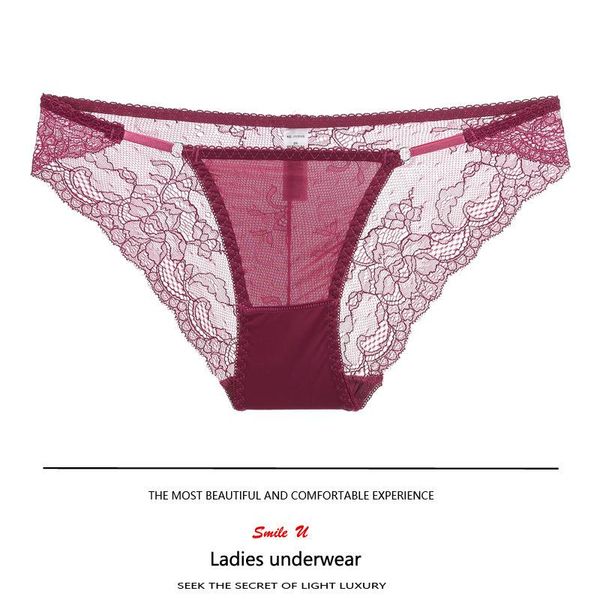 women's panties thin belt erotic lace underpant low-waist hollow out traceless black solid color transparent high elastic briefs, Black;pink
women's panties thin belt erotic lace underpant low-waist hollow out traceless black solid color transparent high elastic briefs, Black;pink