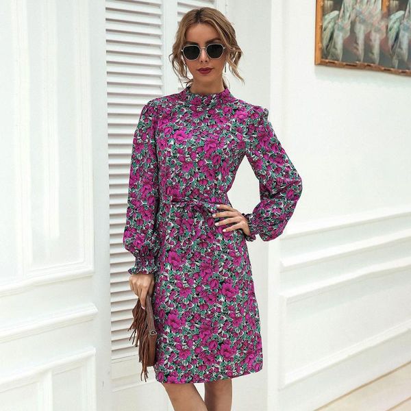 casual dresses fall long sleeve midi party dress women 2021 fashion stand-up collar lantern floral lace up boho slim a-line, Black;gray
casual dresses fall long sleeve midi party dress women 2021 fashion stand-up collar lantern floral lace up boho slim a-line, Black;gray